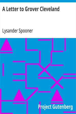 Cover of A Letter to Grover Cleveland