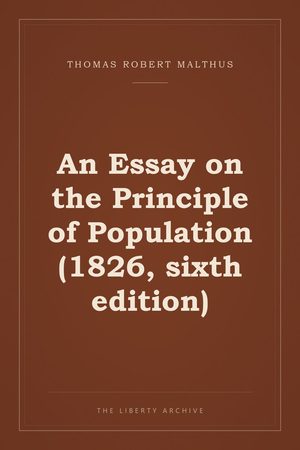 Cover of An Essay on the Principle of Population (1826, sixth edition)