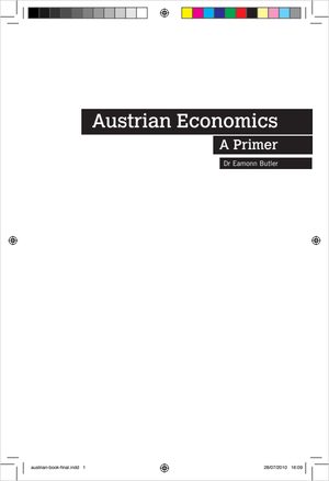 Cover of Austrian Economics: A Primer