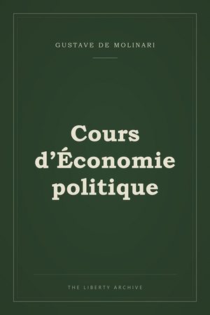 Cover of Cours d’Économie politique