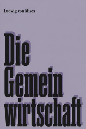 Cover of Die Gemeinwirtschaft