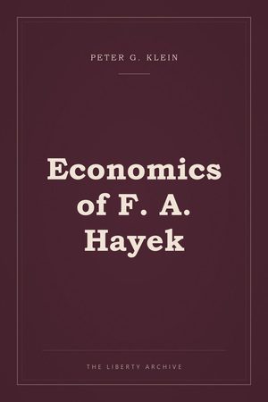 Cover of Economics of F. A. Hayek