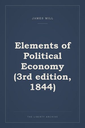 Cover of Elements of Political Economy (3rd edition, 1844)