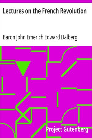 Cover of Lectures on the French Revolution