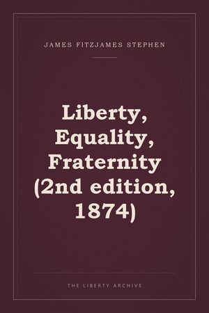 Cover of Liberty, Equality, Fraternity (2nd edition, 1874)