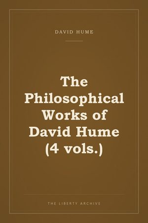 Cover of The Philosophical Works of David Hume (4 vols.)